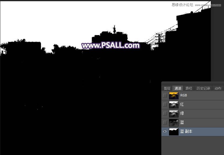 PS把城市公路照片添加唯美日落夕阳效果