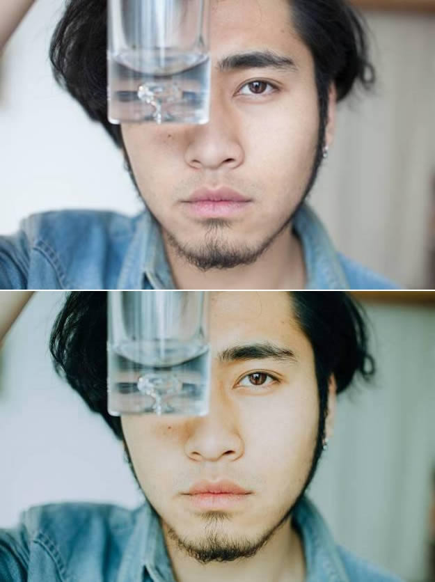 PS调出日系复古胶片艺术男生头像照片