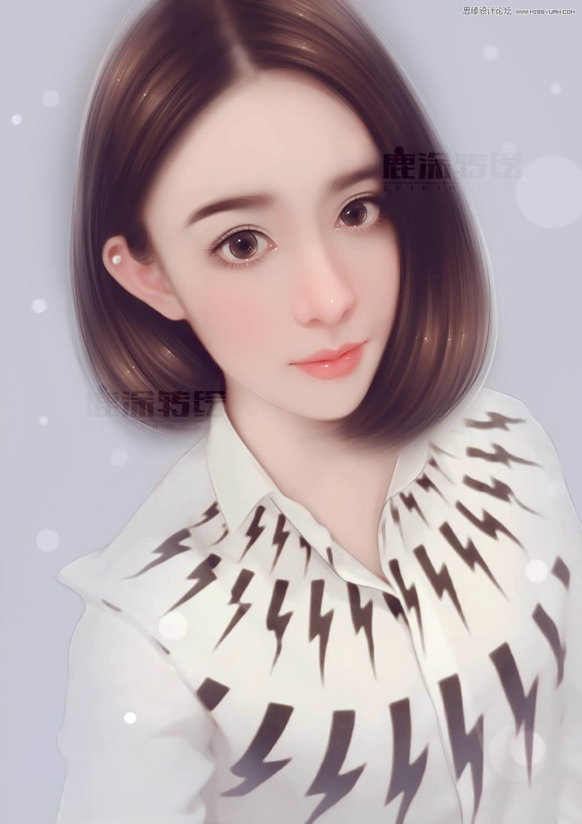 Photoshop把手机照片调成闪亮转手绘效果