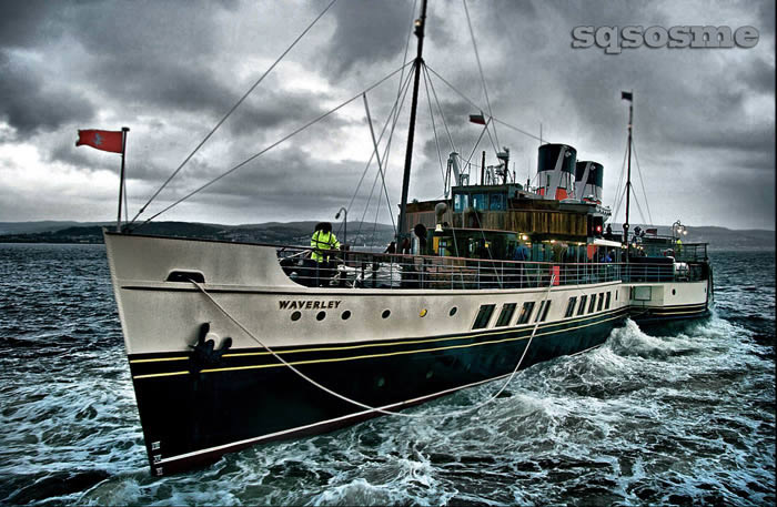 PS调出HDR渲染效果的海上轮船图片