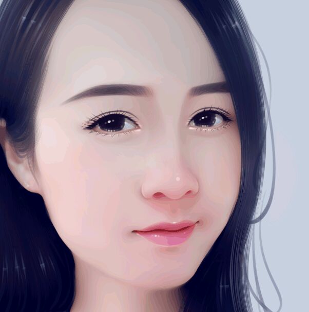 结合SAI软件把女孩照片转手绘的PS教程