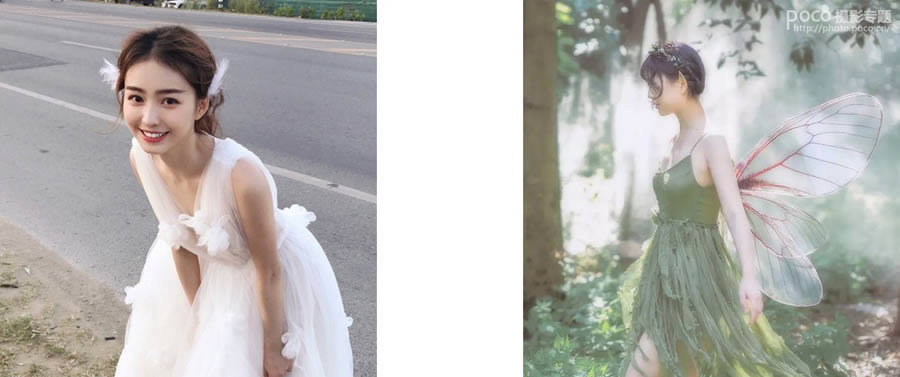 用PS调出暖色阳光色彩的清新女孩照片