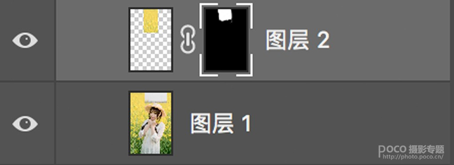 PS把逆光油菜花人物照片调成明亮高清效果