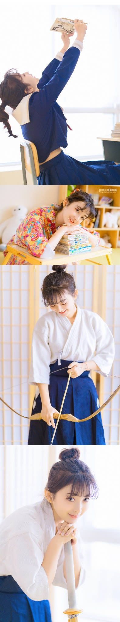 PS把室内女孩照片提亮并调成暖色效果