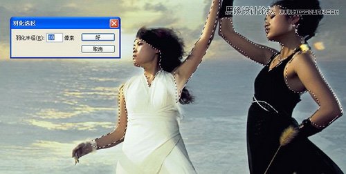 PS把外景摄影照片调成冷色大片效果