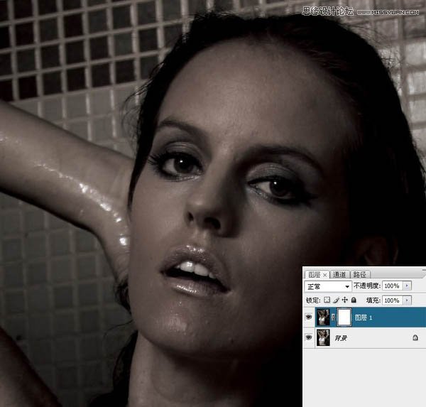 Photoshop打造黝黑古铜质感肤色人物照片