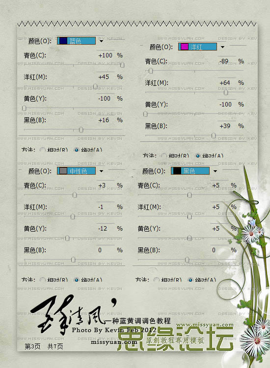 调出青蓝色高清街拍人物照片的PS教程