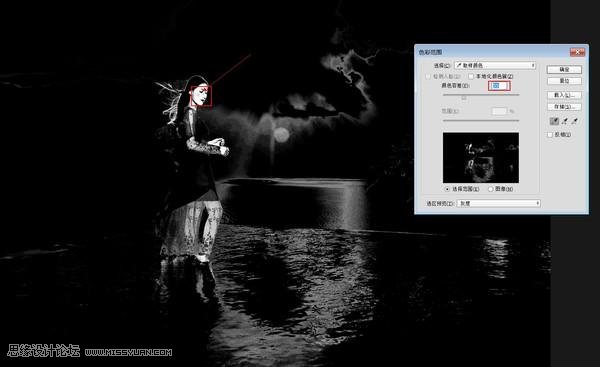 修复逆光海景女生照片色彩的PS教程