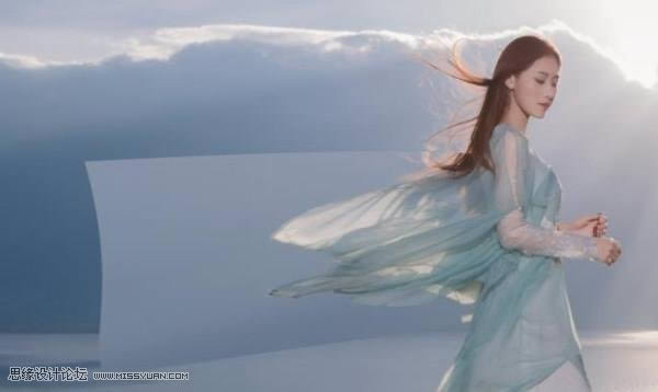 修复逆光海景女生照片色彩的PS教程