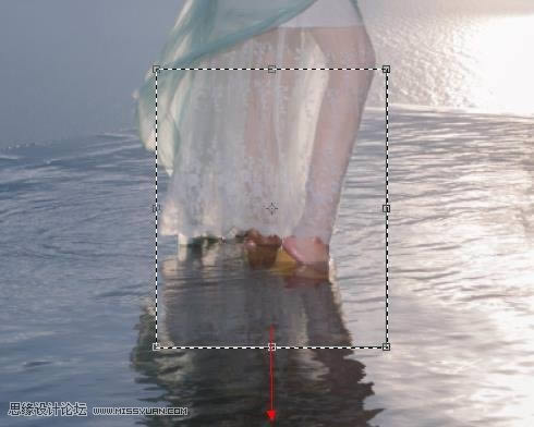 修复逆光海景女生照片色彩的PS教程