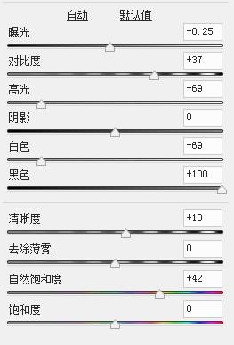 用PS调出复古暗蓝色湖景乡村风景照片