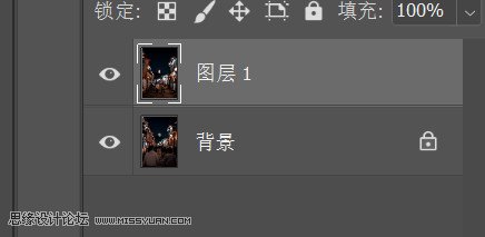 调出冷色灯光夜景仿古乡村街景照片的PS教程