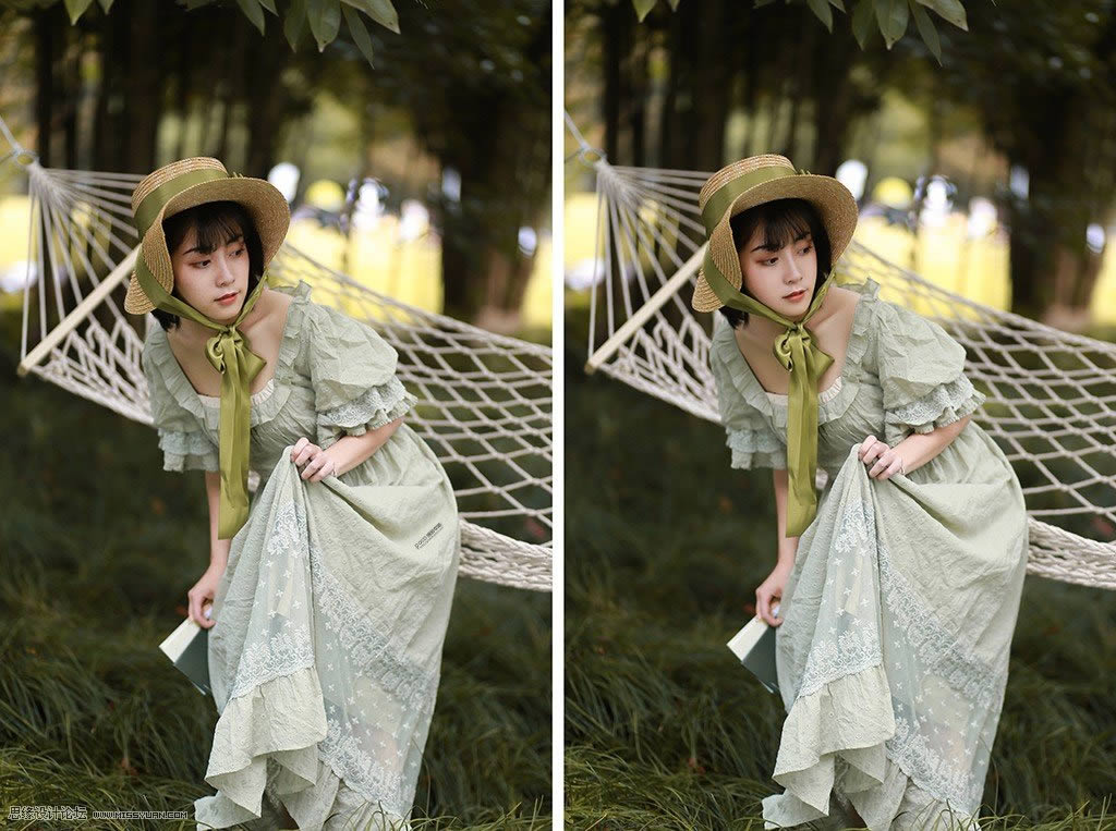 PS调出高清电影胶片效果数码人物照片