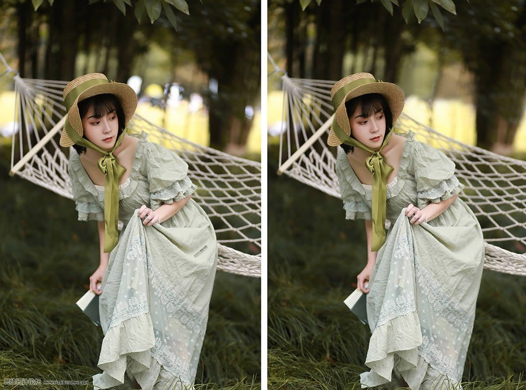 PS调出高清电影胶片效果数码人物照片