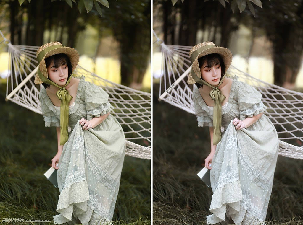 PS调出高清电影胶片效果数码人物照片