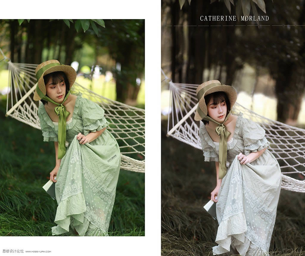 PS调出高清电影胶片效果数码人物照片