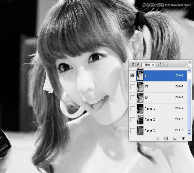 调出水润糖水肤色可爱车模照片的PS教程