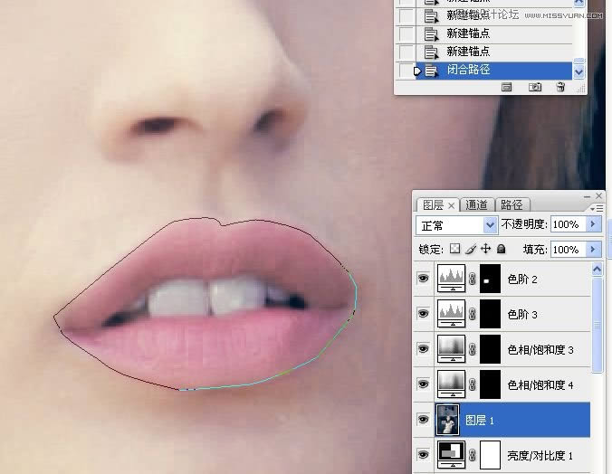 PS调出流行质感藏青色欧美模特照片
