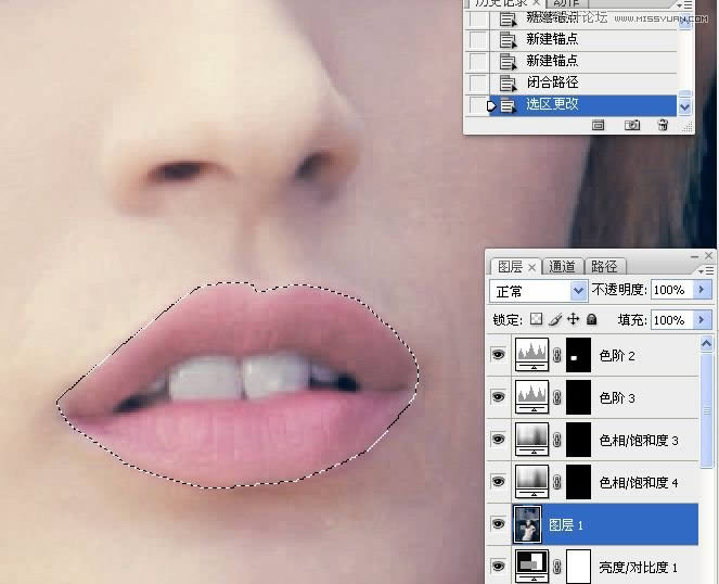PS调出流行质感藏青色欧美模特照片