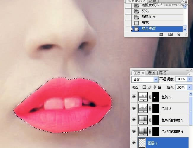 PS调出流行质感藏青色欧美模特照片