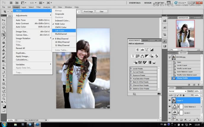 PS照片提亮:把灰暗人物照片提亮色彩及润色