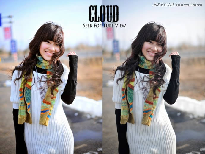 PS照片提亮:把灰暗人物照片提亮色彩及润色