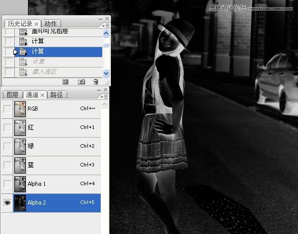 调出米黄淡雅日系街景女生照片的PS教程