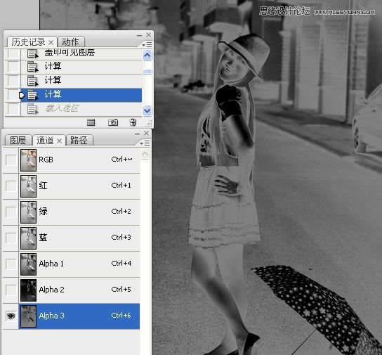 调出米黄淡雅日系街景女生照片的PS教程