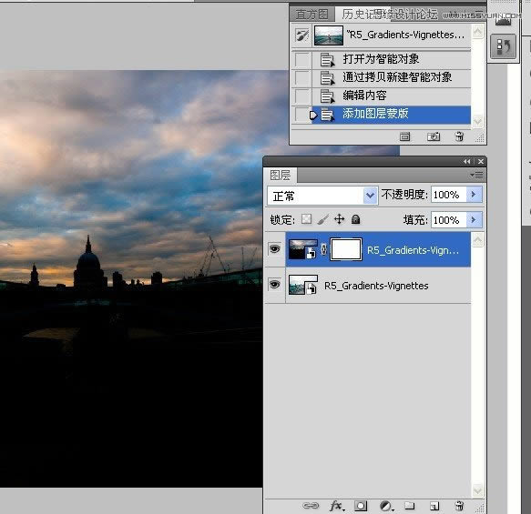 PS把灰暗数码外景照片调成高清鲜艳色彩