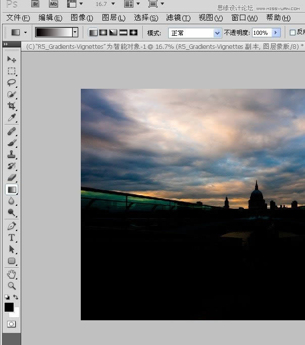 PS把灰暗数码外景照片调成高清鲜艳色彩