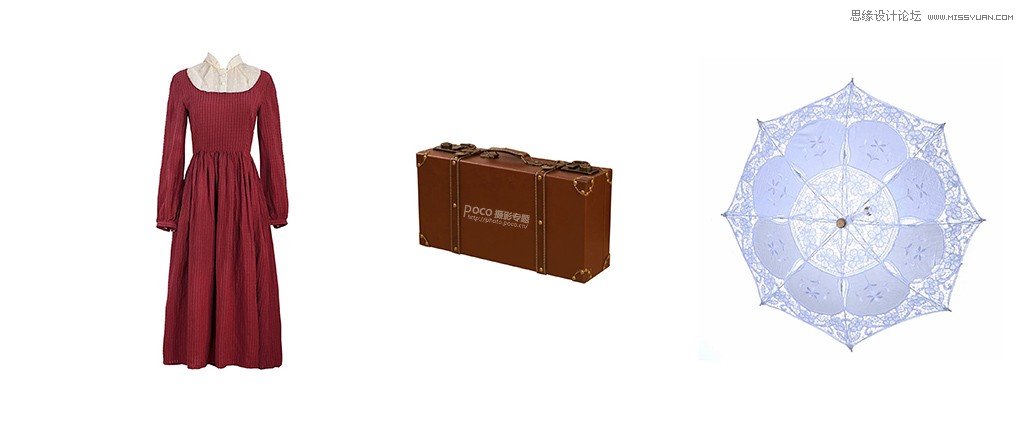 调出梦幻水彩外景女生采风照片的PS教程