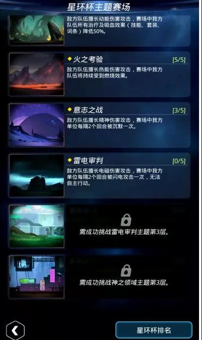 《跨越星弧》星环杯攻略大全
