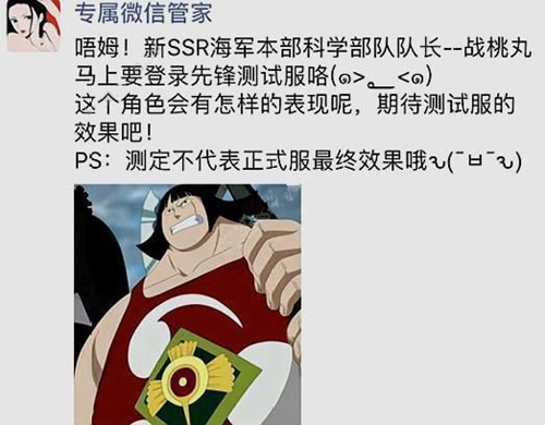 《航海王燃烧意志》4月更新预告 SSR战桃丸SR贝宝即将登场