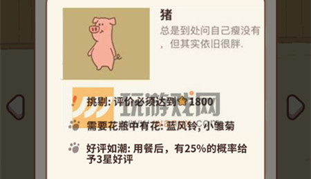 微信动物餐厅猪来访条件_微信动物餐厅猪来访条件是什么