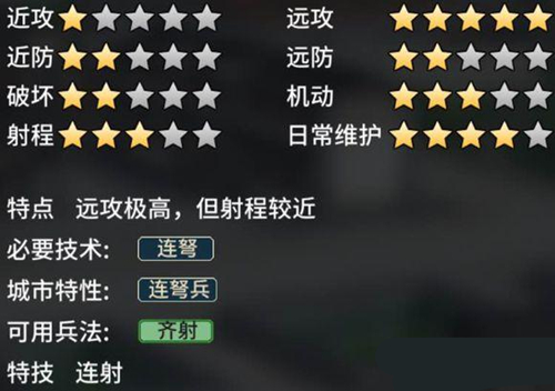 《三国志汉末霸业》连弩兵使用攻略