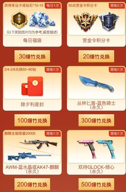 CF手游猪福满满的新春补给站礼包
