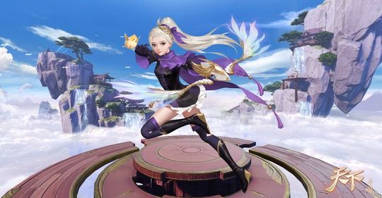 《天下》手游新上线的“翎羽”小师妹