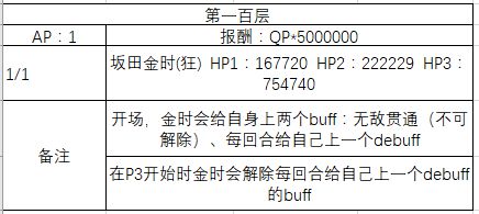 《FGO》90-100层副本阳炎级配置一览
