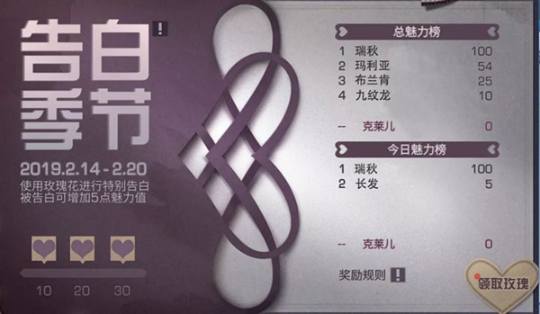 《明日之后》告白季节活动玩法