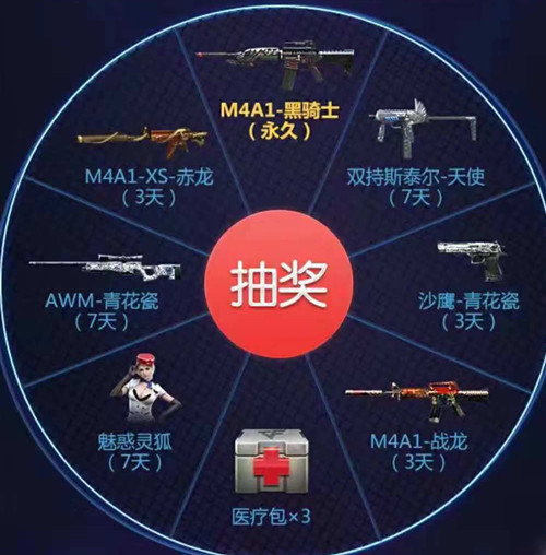 CF手游三周年庆典抽奖礼包