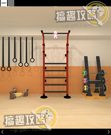 《密室逃脱健身房逃脱》第一部分怎么过