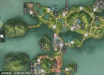 《楚留香》手游12月3日坐观万象打坐点位置