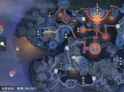 《楚留香》手游12月3日坐观万象打坐点位置