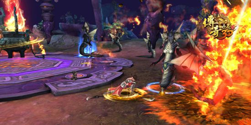 《传奇世界3d》屠魔山谷怎么刷
