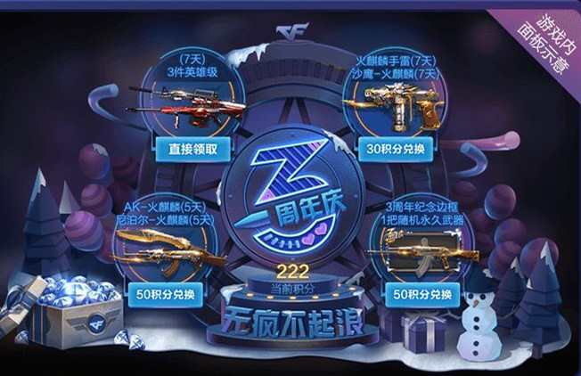 CF手游疯狂火麒麟礼包