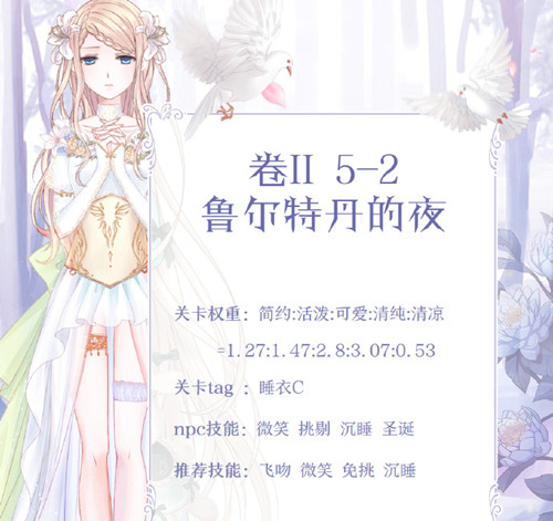 《奇迹暖暖》第二卷第五章第二关搭配攻略