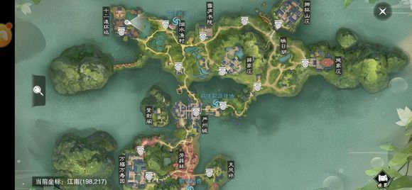《楚留香》手游2019年1月17日打坐点位置
