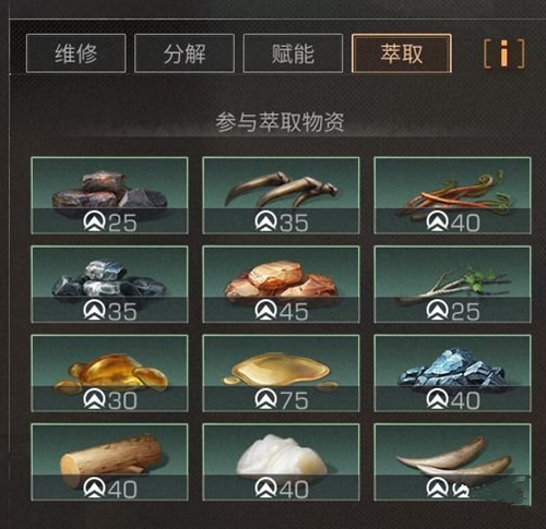 《明日之后》萃取什么材料划算