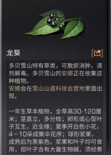 《明日之后》多贝雪山特殊道具有哪些