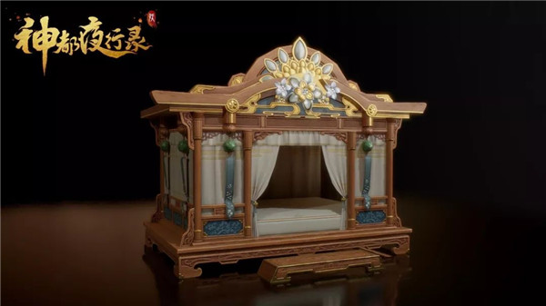 《神都夜行录》棠梨映月宫寝梦家具怎么样